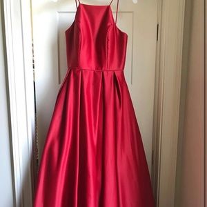 Red prom/formal gown